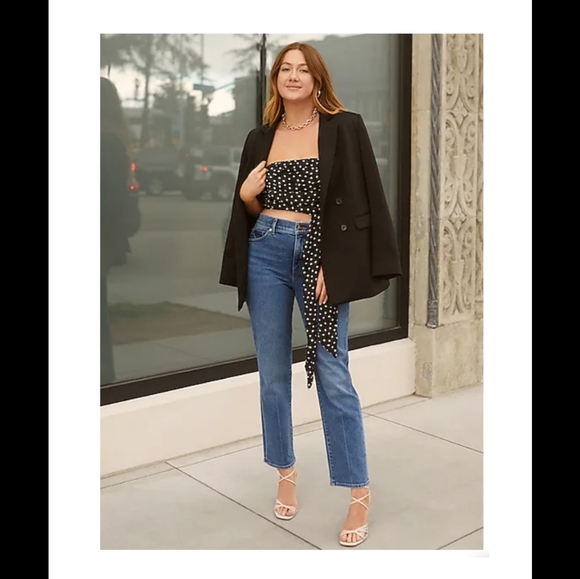 NWOT Express Super Soft Double Knit Double Breasted Blazer - Picture 3 of 10